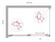 Душевой уголок BelBagno LUCE-AH-1-130/90-C-Cr хром