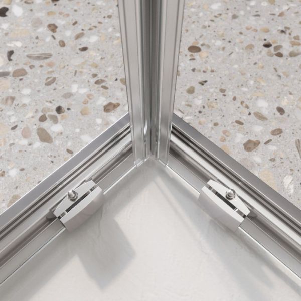 Душевой уголок BELBAGNO LUCE-AH-2-100/80-C-Cr 100х80 см