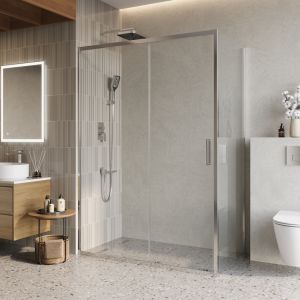 Душевой уголок BelBagno LUCE-AH-1-140/80-C-Cr хром