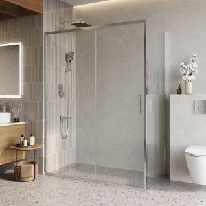 Душевой уголок BelBagno LUCE-AH-1-150/80-C-Cr хром