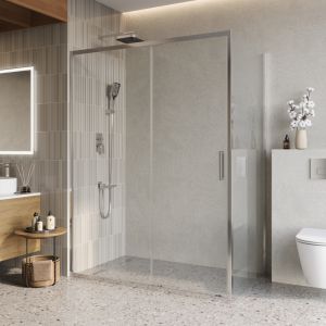 Душевой уголок BelBagno LUCE-AH-1-150/90-C-Cr хром
