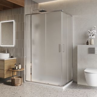 Душевой уголок BelBagno  LUCE-AH-21-110/90-P-Cr хром Душевой уголок BelBagno  LUCE-AH-21-110/90-P-Cr хром