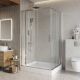 Душевой уголок BelBagno LUCE-AH-22-110/105-C-Cr хром Душевой уголок BelBagno LUCE-AH-22-110/105-C-Cr хром