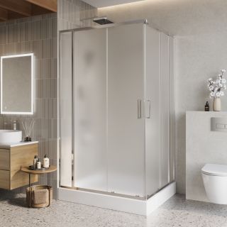 Душевой уголок BelBagno LUCE-AH-22-120/100-P-Cr хром Душевой уголок BelBagno LUCE-AH-22-120/100-P-Cr хром