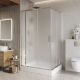 Душевой уголок BelBagno LUCE-AH-22-120/100-P-Cr хром Душевой уголок BelBagno LUCE-AH-22-120/100-P-Cr хром