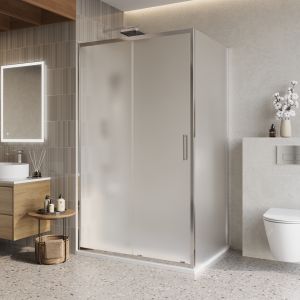 Душевой уголок BelBagno LUCE-AH-1-120/90-P-Cr хром