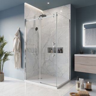 Душевой уголок BelBagno MARINO-AH-1-110/90-C-Cr хром Душевой уголок BelBagno MARINO-AH-1-110/90-C-Cr хром