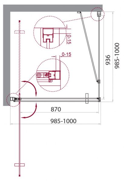 Душевой уголок BelBagno BelBagno MARMI-A-1-90-C-Cr Душевой уголок BelBagno BelBagno MARMI-A-1-90-C-Cr