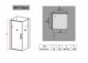 Душевой уголок Black & White Stellar Wind S877 (90х90)