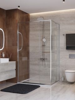 Душевой уголок CEZARES LUX-AH-FS-11-120/90-C-CR хром