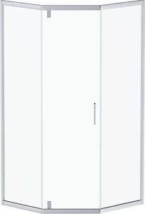 Душевой уголок Damixa Skyline 90х90 см DX35WG-405-090MT стекло прозрачное, профиль хром