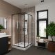 Душевой уголок Niagara Nova NG-6809-08 BLACK 100x100см