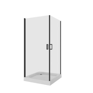 Душевой уголок Niagara Nova NG-6804-08 BLACK 100x100 см