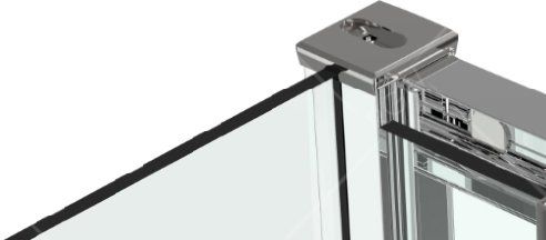 Душевой уголок RGW Classic CL-34 90х90, профиль хром