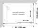 Душевой уголок STWORKI Эстерсунд 120x80 см профиль черный матовый 3GW063TTKK0 00