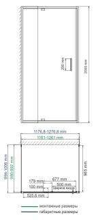 Душевой уголок Wasserkraft Berkel 48P26 120x100 Душевой уголок Wasserkraft Berkel 48P26 120x100