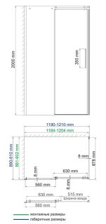 Душевой уголок Wasserkraft Dinkel 58R07 120x90 Душевой уголок Wasserkraft Dinkel 58R07 120x90