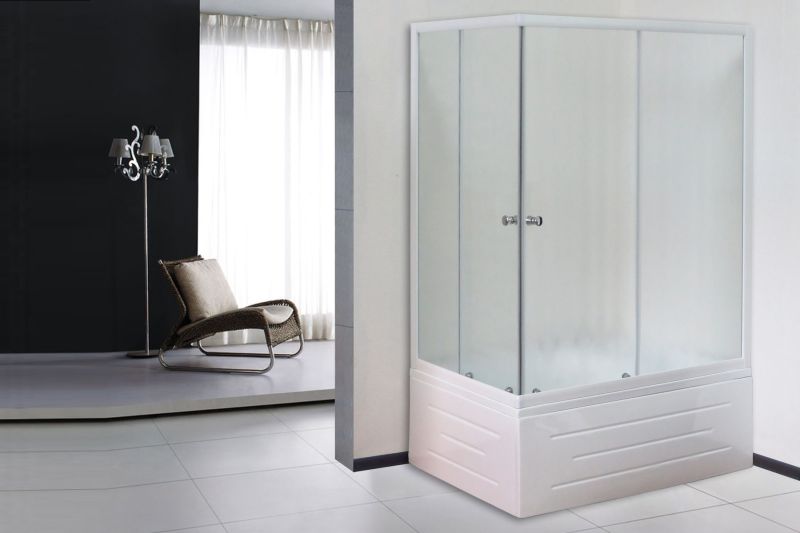 Душевой уголок Royal Bath BP 100x80см правый белый RB8100BP-C-R