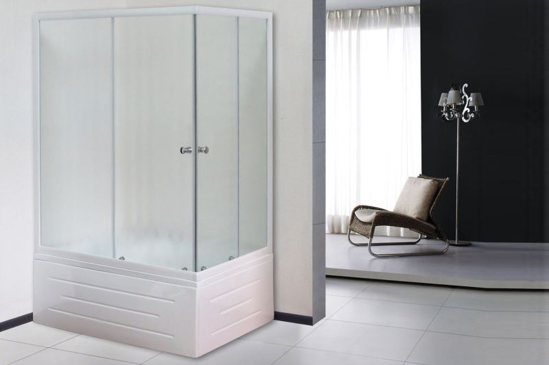 Душевой уголок Royal Bath BP 120x80см левый белый RB8120BP-C-L