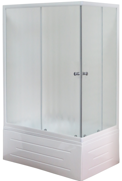 Душевой уголок Royal Bath BP 100x80см левый белый RB8100BP-C-L