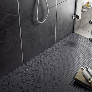 Душевой лоток Timo Drain System DS230210/00 100см с двусторонней панелью plate под плитку хром Душевой лоток Timo Drain System DS230210/00 100см с двусторонней панелью plate под плитку хром