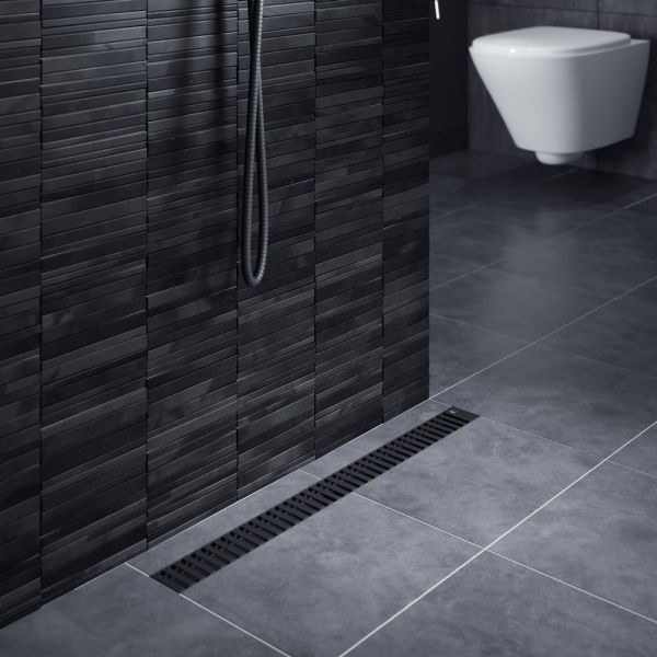 Душевой лоток Timo Drain System DS230106/03 60см с вставкой lines чёрный Душевой лоток Timo Drain System DS230106/03 60см с вставкой lines чёрный
