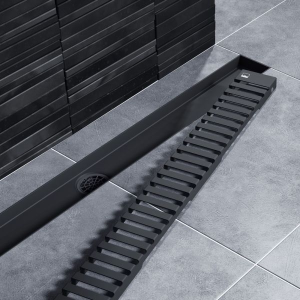 Душевой лоток Timo Drain System DS230106/03 60см с вставкой lines чёрный Душевой лоток Timo Drain System DS230106/03 60см с вставкой lines чёрный