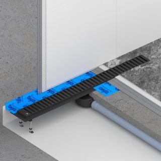 Душевой лоток Timo Drain System DS230106/03 60см с вставкой lines чёрный Душевой лоток Timo Drain System DS230106/03 60см с вставкой lines чёрный