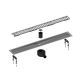 Душевой лоток Timo Drain System DS230107/01 70см с вставкой lines сатин Душевой лоток Timo Drain System DS230107/01 70см с вставкой lines сатин