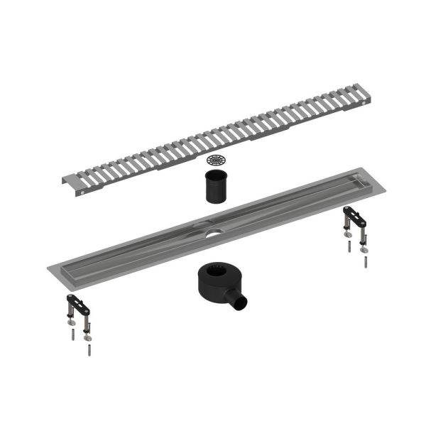 Душевой лоток Timo Drain System DS230108/00 80см с вставкой lines хром Душевой лоток Timo Drain System DS230108/00 80см с вставкой lines хром