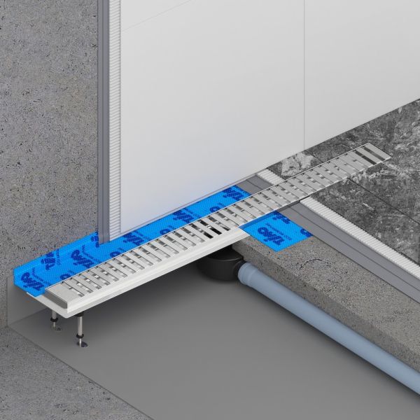 Душевой лоток Timo Drain System DS230108/00 80см с вставкой lines хром Душевой лоток Timo Drain System DS230108/00 80см с вставкой lines хром