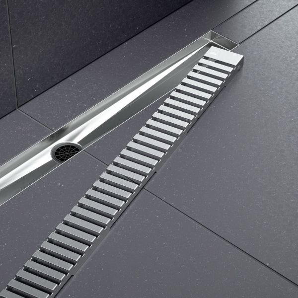 Душевой лоток Timo Drain System DS230108/00 80см с вставкой lines хром Душевой лоток Timo Drain System DS230108/00 80см с вставкой lines хром