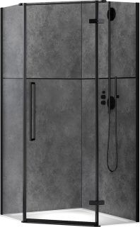 Душевой уголок ABBER Ewiges Wasser 80x80см чёрный AG05080B Душевой уголок ABBER Ewiges Wasser 80x80см чёрный AG05080B