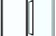 Душевой уголок ABBER Ewiges Wasser 80x80см чёрный AG05080B