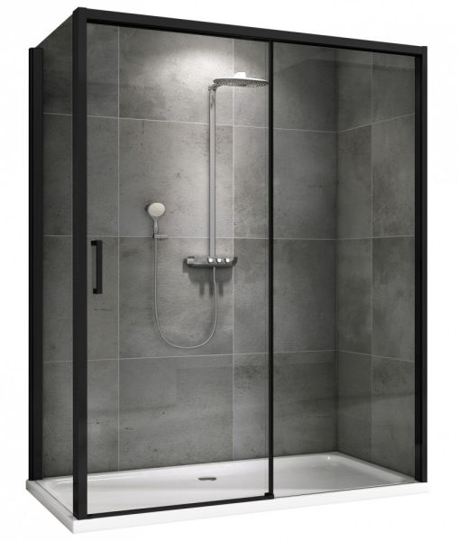 Душевой уголок ABBER Komfort AG93120B-S102B 120x100см чёрный