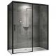 Душевой уголок ABBER Komfort AG93170B-S92B 170x90 см профиль чёрный стекло прозрачное