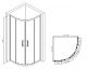Душевой уголок ABBER Schwarzer Diamant 80x80см чёрный AG01080B