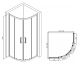 Душевой уголок ABBER Schwarzer Diamant 90x90см чёрный AG01090B