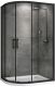 Душевой уголок ABBER Schwarzer Diamant AG01128B 120x80см чёрный