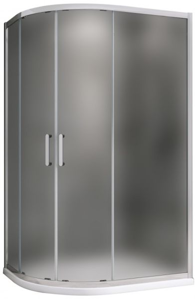 Душевой уголок ABBER Schwarzer Diamant AG01180M 100x80см хром