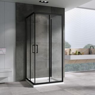 Душевой уголок ABBER Schwarzer Diamant 90x90см чёрный AG02090B-S90B Душевой уголок ABBER Schwarzer Diamant 90x90см чёрный AG02090B-S90B