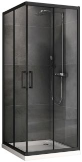 Душевой уголок ABBER Schwarzer Diamant 80x80см чёрный AG02080B Душевой уголок ABBER Schwarzer Diamant 80x80см чёрный AG02080B