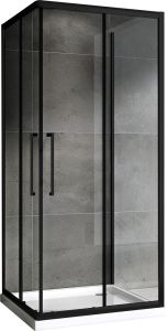 Душевой уголок ABBER Schwarzer Diamant 80x80см AG02080BH-S80B