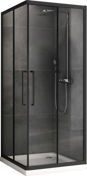 Душевой уголок ABBER Schwarzer Diamant 80x80см AG02080BH