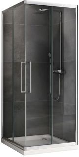 Душевой уголок ABBER Schwarzer Diamant 90x90см хром AG02090H Душевой уголок ABBER Schwarzer Diamant 90x90см хром AG02090H