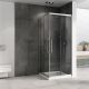 Душевой уголок ABBER Schwarzer Diamant 80x80см хром AG02080H