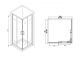 Душевой уголок ABBER Schwarzer Diamant 90x90см чёрный AG02090B