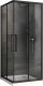 Душевой уголок ABBER Schwarzer Diamant 90x90см чёрный AG02090BH