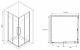 Душевой уголок ABBER Schwarzer Diamant 90x90см хром AG02090H