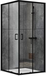Душевой уголок ABBER Schwarzer Diamant 100x100см чёрный AG02100B Душевой уголок ABBER Schwarzer Diamant 100x100см чёрный AG02100B
